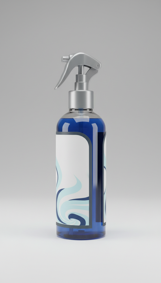 Glass cleaner spray streak-free clarity
