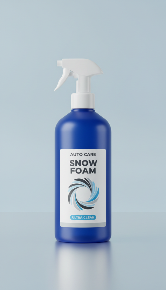 Snow foam with dense microbubbles